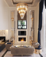 Contemporary interior space